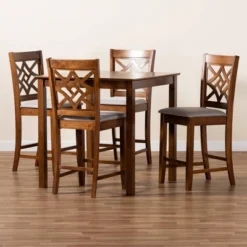 5pc Nicolette Wood Pub Set - Baxton Studio 16 5pc Nicolette Wood Pub Set - Baxton Studio -Urban Dwell Gear Outlet Store GUEST b72d23c7 ff20 4b11 bb9b 32509385fe45