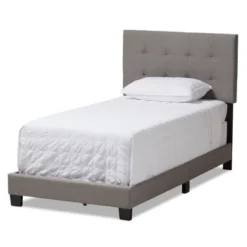 Twin Brookfield Modern And Contemporary Fabric Upholstered Bed - Baxton Studio 16 Twin Brookfield Modern And Contemporary Fabric Upholstered Bed - Baxton Studio -Urban Dwell Gear Outlet Store GUEST bafde374 27f9 4f64 9d1b beac19109dee
