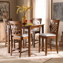 5pc Nicolette Wood Pub Set - Baxton Studio 15 5pc Nicolette Wood Pub Set - Baxton Studio -Urban Dwell Gear Outlet Store GUEST bb3215e5 c200 4e66 9eb0 596801271c16