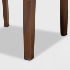 5pc Caron Fabric Upholstered Wood Dining Set Gray/Walnut - Baxton Studio -Urban Dwell Gear Outlet Store GUEST be583fe0 53cd 44d1 a6ee f0b7741d2e8f