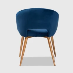 Vianne Velvet Upholstered Metal Dining Chair Navy Blue/Gold - Baxton Studio -Urban Dwell Gear Outlet Store GUEST bf0d9870 7e2b 4873 9a3b e56d67eaedac