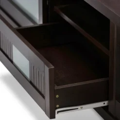Gerhardine Wood Cabinet With 2 Sliding Doors And Drawer TV Stand For TVs Up To 85" Dark Brown - Baxton Studio 6 Gerhardine Wood Cabinet With 2 Sliding Doors And Drawer TV Stand For TVs Up To 85" Dark Brown - Baxton Studio -Urban Dwell Gear Outlet Store GUEST bfb8c207 9c13 42d1 a30f 875b3fd1ebc8