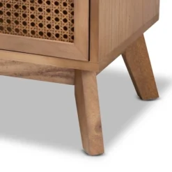 Baden Wood With Rattan 3 Drawer Nightstand Walnut Brown - Baxton Studio 18 Baden Wood With Rattan 3 Drawer Nightstand Walnut Brown - Baxton Studio -Urban Dwell Gear Outlet Store GUEST c133c27d 203c 4ec5 a74d 44e191657b28