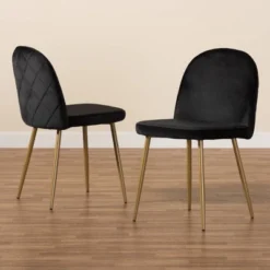 2pc Fantine Metal Dining Chair Set - Baxton Studio -Urban Dwell Gear Outlet Store GUEST c292fdea f6a7 45cf 9792 3a8fd84e5823