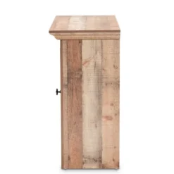 1 Door Albert Farmhouse Rustic Wood Dining Room Sideboard Buffet Oak Brown - Baxton Studio -Urban Dwell Gear Outlet Store GUEST c3559608 8208 42da 9e23 299ee2310e48