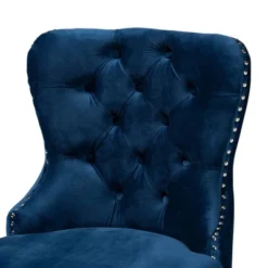 2pc Howell Modern Velvet Upholstered Wood Counter Height Barstool Set - Baxton Studio -Urban Dwell Gear Outlet Store GUEST c7bc7e85 977a 47f7 9656 6e2a2f662506