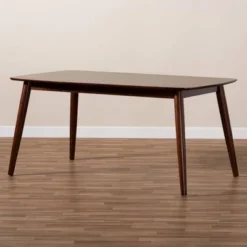 Edna Wood Dining Table Walnut - Baxton Studio -Urban Dwell Gear Outlet Store GUEST c7d8cc82 a376 4d97 ad9b e65d5e0c1f7f