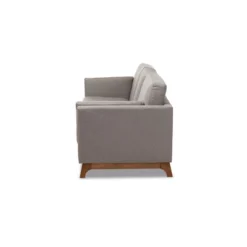 Baxton Studio Sava Fabric Upholstered Walnut Wood 3 Seater Sofa Gray - BaxtonStudio 14 Baxton Studio Sava Fabric Upholstered Walnut Wood 3 Seater Sofa Gray - BaxtonStudio -Urban Dwell Gear Outlet Store GUEST c81395d1 4227 4145 a61f b54c06ad0f96