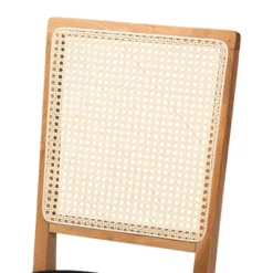 Set Of 2 Idris Fabric Upholstered Rattan Dining Chairs Black/Oak Brown - Baxton Studio 11 Set Of 2 Idris Fabric Upholstered Rattan Dining Chairs Black/Oak Brown - Baxton Studio -Urban Dwell Gear Outlet Store GUEST c84c4c21 70b1 418c 9c4b a43d46f80b2c