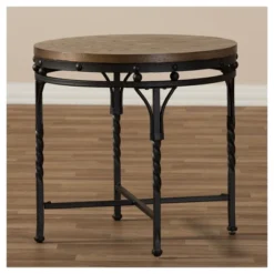 Austin Vintage Industrial Round End Table - Antique Bronze - Baxton Studio -Urban Dwell Gear Outlet Store GUEST c8625e35 74b7 43ed b9a6 82ffbd85ae48