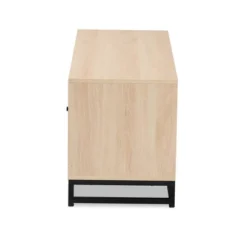 Ardon Bohemian Wood And Metal 2 Door Natural Rattan TV Stand For TVs Up To 40" Light Brown/Black - Baxton Studio 10 Ardon Bohemian Wood And Metal 2 Door Natural Rattan TV Stand For TVs Up To 40" Light Brown/Black - Baxton Studio -Urban Dwell Gear Outlet Store GUEST c883117a 8d1a 4f4a 9329 39bf0ec33549