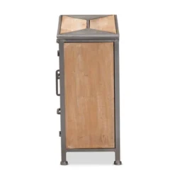 Laurel Wood 3 Drawer Cabinet Gray/Brown - Baxton Studio -Urban Dwell Gear Outlet Store GUEST c8e4ff6e da59 4e17 aa23 d4a3b7e77fdc