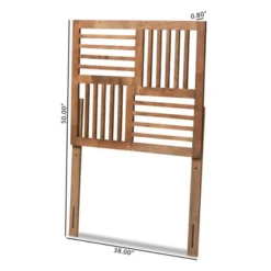 Adler Wood Headboard Walnut - Baxton Studio -Urban Dwell Gear Outlet Store GUEST cebed97f 97ea 4823 be2a 1195a33364a2