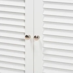 Rivera Wood And Metal 2 Door Bathroom Storage Cabinet White/Silver - Baxton Studio 12 Rivera Wood And Metal 2 Door Bathroom Storage Cabinet White/Silver - Baxton Studio -Urban Dwell Gear Outlet Store GUEST cf73ffab 62fc 4bc6 a794 5c93dbb7cf8c