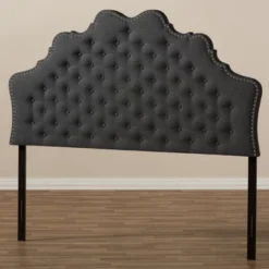 Hilda Modern And Contemporary Fabric Headboard Dark Gray - Baxton Studio -Urban Dwell Gear Outlet Store GUEST cfb39b5e e5eb 47dc b6f9 54cc6e4263ba