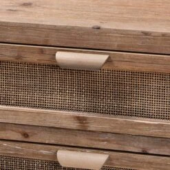 Calida Wood And Rattan 3 Drawer Storage Cabinet Brown - Baxton Studio -Urban Dwell Gear Outlet Store GUEST d0fc06da 84d7 4676 89c3 0f60f7ff16a2