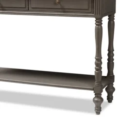 Noemie Country Cottage Farmhouse Finished 2 Drawer Console Table Brown - Baxton Studio -Urban Dwell Gear Outlet Store GUEST d2b4e988 84ce 435a 9976 0b72f2d8e0d6