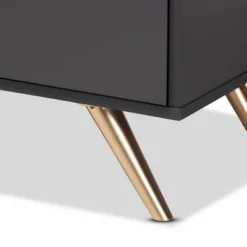 Kelson Wood 5 Drawer Chest Dark Gray/Gold - Baxton Studio -Urban Dwell Gear Outlet Store GUEST d347f84b bad3 4ed6 b105 398b1f099ffe