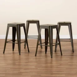 4pc Horton Gunmetal Metal Stackable Counter Stool Set Gray - Baxton Studio 12 4pc Horton Gunmetal Metal Stackable Counter Stool Set Gray - Baxton Studio -Urban Dwell Gear Outlet Store GUEST d3a241d2 b94d 46fd a8e8 4456ccc4fb53