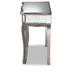 Elgin Brushed Wood And Mirrored Glass 1 Drawer Console Table Silver/Mirror - Baxton Studio 9 Elgin Brushed Wood And Mirrored Glass 1 Drawer Console Table Silver/Mirror - Baxton Studio -Urban Dwell Gear Outlet Store GUEST d3fc4448 9785 4092 9080 b8990d31cad8