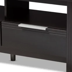 Elaine Modern And Contemporary Finished TV Stand For TVs Up To 60" Dark Brown - Baxton Studio -Urban Dwell Gear Outlet Store GUEST d4719e54 04ec 40f0 89b9 35268e731596