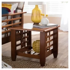 Larissa Modern Classic Mission Style Living Room Occasional End Table - Cherry Brown - Baxton Studio 5 Larissa Modern Classic Mission Style Living Room Occasional End Table - Cherry Brown - Baxton Studio -Urban Dwell Gear Outlet Store GUEST d55d8179 4063 4d97 915f 7390ebb455e2