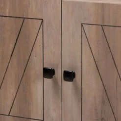 51.8" 3 Tier Derek Wood Bookcase Oak - Baxton Studio -Urban Dwell Gear Outlet Store GUEST d585ba19 4268 458d b73f 2b1845b982ce