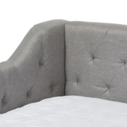 Twin Perry Modern And Contemporary Fabric Daybed With Trundle Light Gray - Baxton Studio -Urban Dwell Gear Outlet Store GUEST d5afca0d 183b 42d6 9620 f61a62e819c0