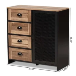 Connell Two-Tone Wood And Metal Sideboard Buffet Natural Brown/Black - Baxton Studio 19 Connell Two-Tone Wood And Metal Sideboard Buffet Natural Brown/Black - Baxton Studio -Urban Dwell Gear Outlet Store GUEST d6966497 f5fd 4bcd a24b 1587548d0b61