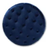 Cardiff Velvet Fabric Upholstered Button Tufted Cocktail Ottoman Blue - Baxton Studio