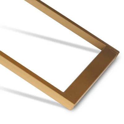 Madan Wood And Metal 2 Drawer Console Table Black/Gold - Baxton Studio 6 Madan Wood And Metal 2 Drawer Console Table Black/Gold - Baxton Studio - Image 6