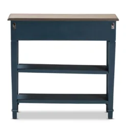 Dauphine Spruce Finished Wood Accent Console Table Blue - Baxton Studio -Urban Dwell Gear Outlet Store GUEST d9c0a0f6 1fae 4c99 b005 96f4b5c458ab