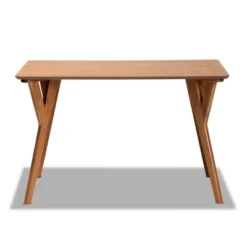 Sahar Mid-Century Wood Dining Table Walnut/Brown - Baxton Studio