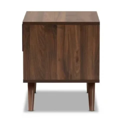 1 Drawer Naoki Two-Tone Wood Nightstand Gray/Walnut - Baxton Studio -Urban Dwell Gear Outlet Store GUEST dbd4d741 95bc 4445 8a2c 6a01ce799e18