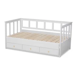 Twin To King Kendra Expandable Daybed With Storage Drawers White - Baxton Studio -Urban Dwell Gear Outlet Store GUEST dccd2666 3c82 4158 a8e1 9c1b65eb4f26