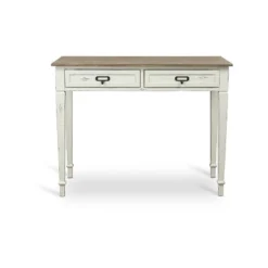 Dauphine Traditional French Accent Writing Desk White/Light Brown - Baxton Studio -Urban Dwell Gear Outlet Store GUEST de0ac172 94ed 43d7 b1b0 6c06438fdb5d