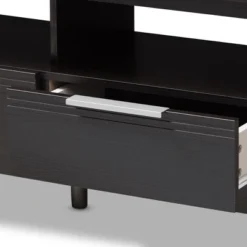 Elaine Modern And Contemporary Finished TV Stand For TVs Up To 60" Dark Brown - Baxton Studio -Urban Dwell Gear Outlet Store GUEST de8f2e49 1197 4e0b 9dd0 4b1fd5c24748