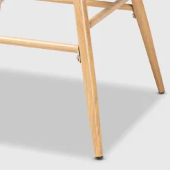 Set Of 2 Mairi Plastic And Wood Counter Height Barstools Beige/Natural - Baxton Studio -Urban Dwell Gear Outlet Store GUEST def3f175 c047 4cbf 8aac 7d3e691da2d1