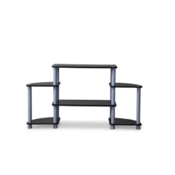Orbit And Silver 3 Tier TV Stand For TVs Up To 40" Black/Silver - Baxton Studio -Urban Dwell Gear Outlet Store GUEST df26776e 931d 49da ab4f bf545a3f234a