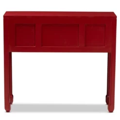Melodie 6 Drawer Console Table Red - Baxton Studio -Urban Dwell Gear Outlet Store GUEST df3df436 bc0f 4e17 8470 4521a4d8b915