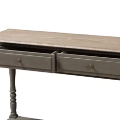 Noemie Country Cottage Farmhouse Finished 2 Drawer Console Table Brown - Baxton Studio -Urban Dwell Gear Outlet Store GUEST df4571c7 546d 4455 ab27 5701aa38b9ad