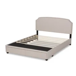 2 Larese Fabric Upholstered Drawer Platform Storage Bed - Baxton Studio -Urban Dwell Gear Outlet Store GUEST dfabadac 7fe5 4f6c ab54 2633144172f4