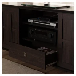 Unna Wood TV Cabinet With 2 Sliding Doors And Drawer TV Stand For TVs Up To 70" Dark Brown - Baxton Studio 9 Unna Wood TV Cabinet With 2 Sliding Doors And Drawer TV Stand For TVs Up To 70" Dark Brown - Baxton Studio -Urban Dwell Gear Outlet Store GUEST e1635716 22af 4fa8 b59b 931302ff69f8