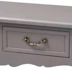 Capucine Finished Wood 2 Drawer Console Table Gray - Baxton Studio -Urban Dwell Gear Outlet Store GUEST e1f606fb 06ce 4e93 9b46 4850706acb03