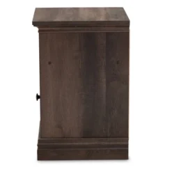 Nolan 1 Door Wood Nightstand Brown/Black - Baxton Studio -Urban Dwell Gear Outlet Store GUEST e2300e32 56b3 4635 8341 8d3f9dedb6fd