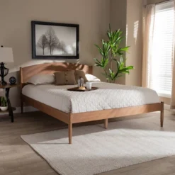 Leanora Wood Platform Bed Ash Walnut - Baxton Studio 15 Leanora Wood Platform Bed Ash Walnut - Baxton Studio -Urban Dwell Gear Outlet Store GUEST e30e391c f304 41d1 bd0d be3b04360a8a