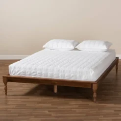 Romy Wood Bed Frame Ash Walnut - Baxton Studio -Urban Dwell Gear Outlet Store GUEST e31e2ae8 92f5 4f4a 87fc 0dd1d1d177b8