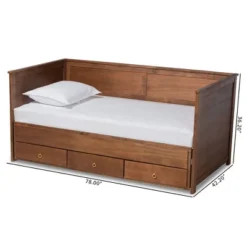 Twin To King Thomas Expandable Daybed With Storage Drawers - Baxton Studio 25 Twin To King Thomas Expandable Daybed With Storage Drawers - Baxton Studio -Urban Dwell Gear Outlet Store GUEST e38220f0 bb47 4647 b4f5 05d087e7ca82