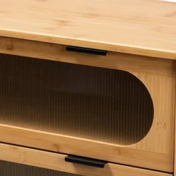 Naresh Bamboo Wood 3 Drawer Storage Cabinet Natural Brown - Baxton Studio -Urban Dwell Gear Outlet Store GUEST e3d74109 85e5 4b1b a05c 5cd839281fa2