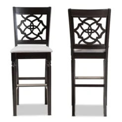 Set Of 2 Alexandra Barstool - Baxton Studio